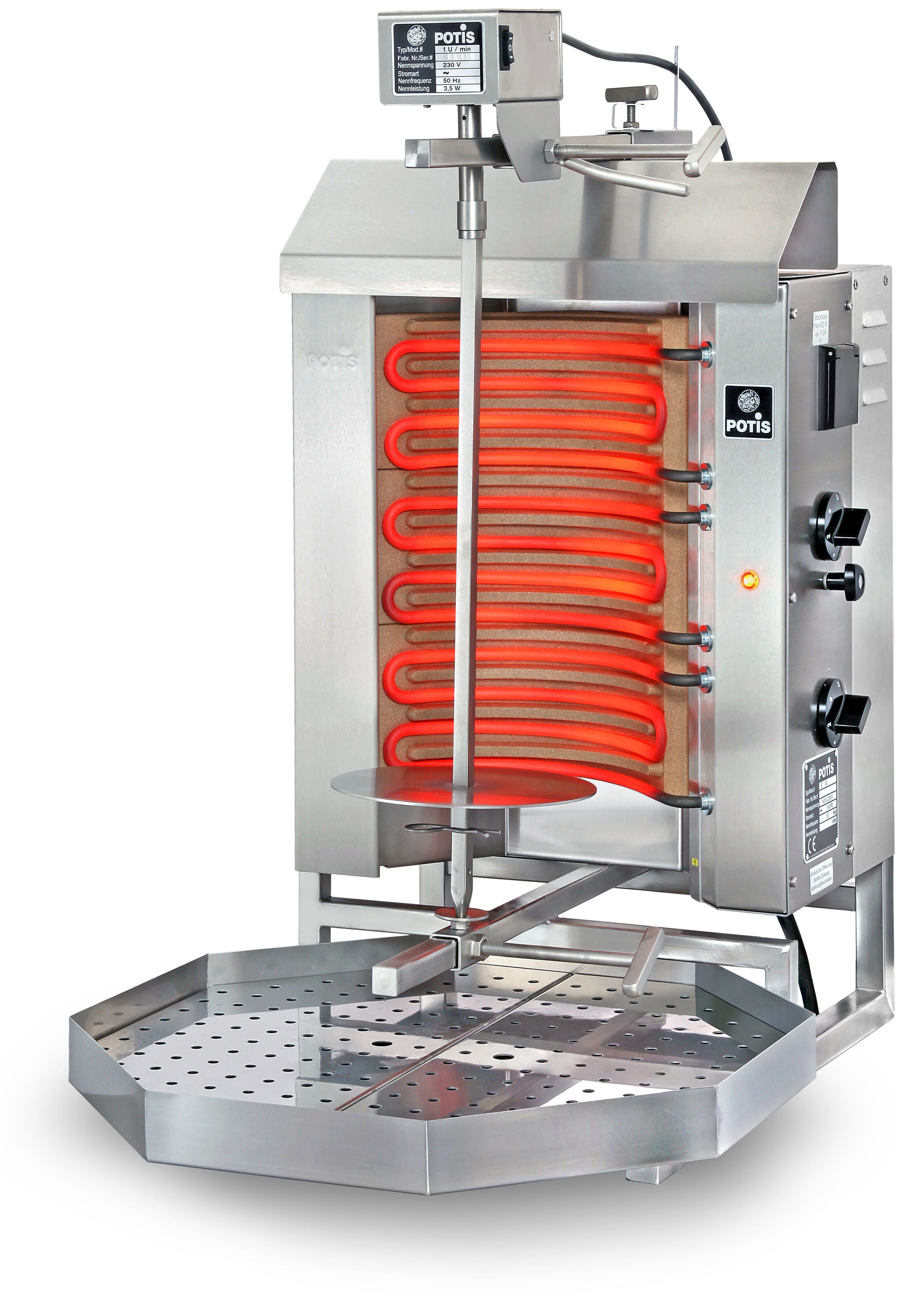 POTIS E1 Dönergrill Gyrosgrill 15kg