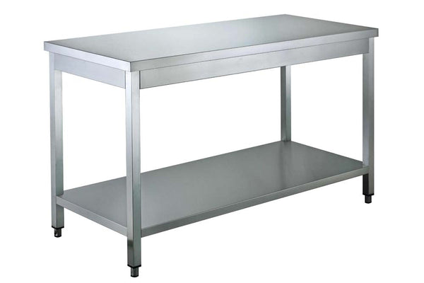 GASTRO&amp;CO. Ecoline 700 work table with base shelf B700 