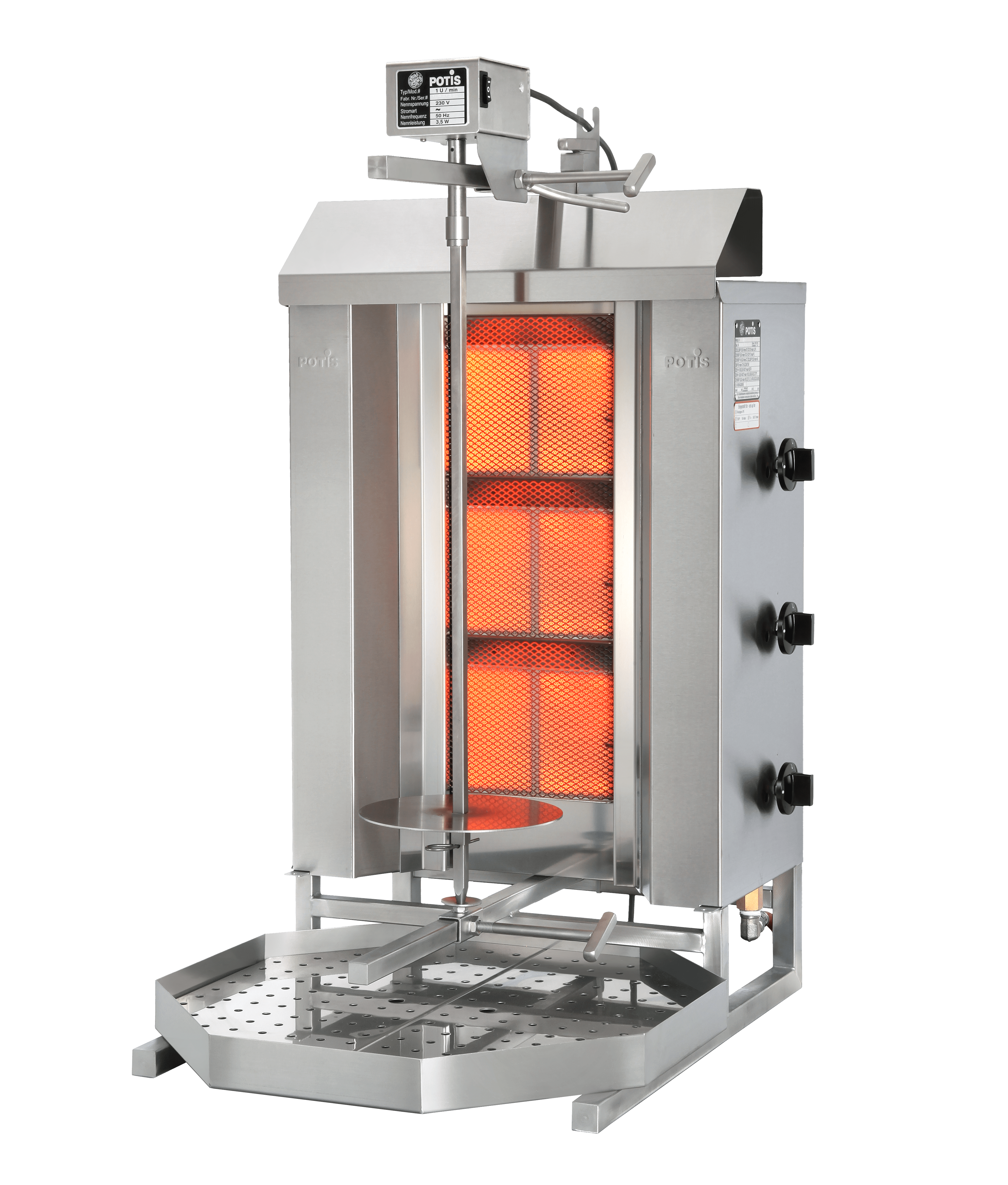 POTIS G1 Dönergrill Gyrosgrill 15kg