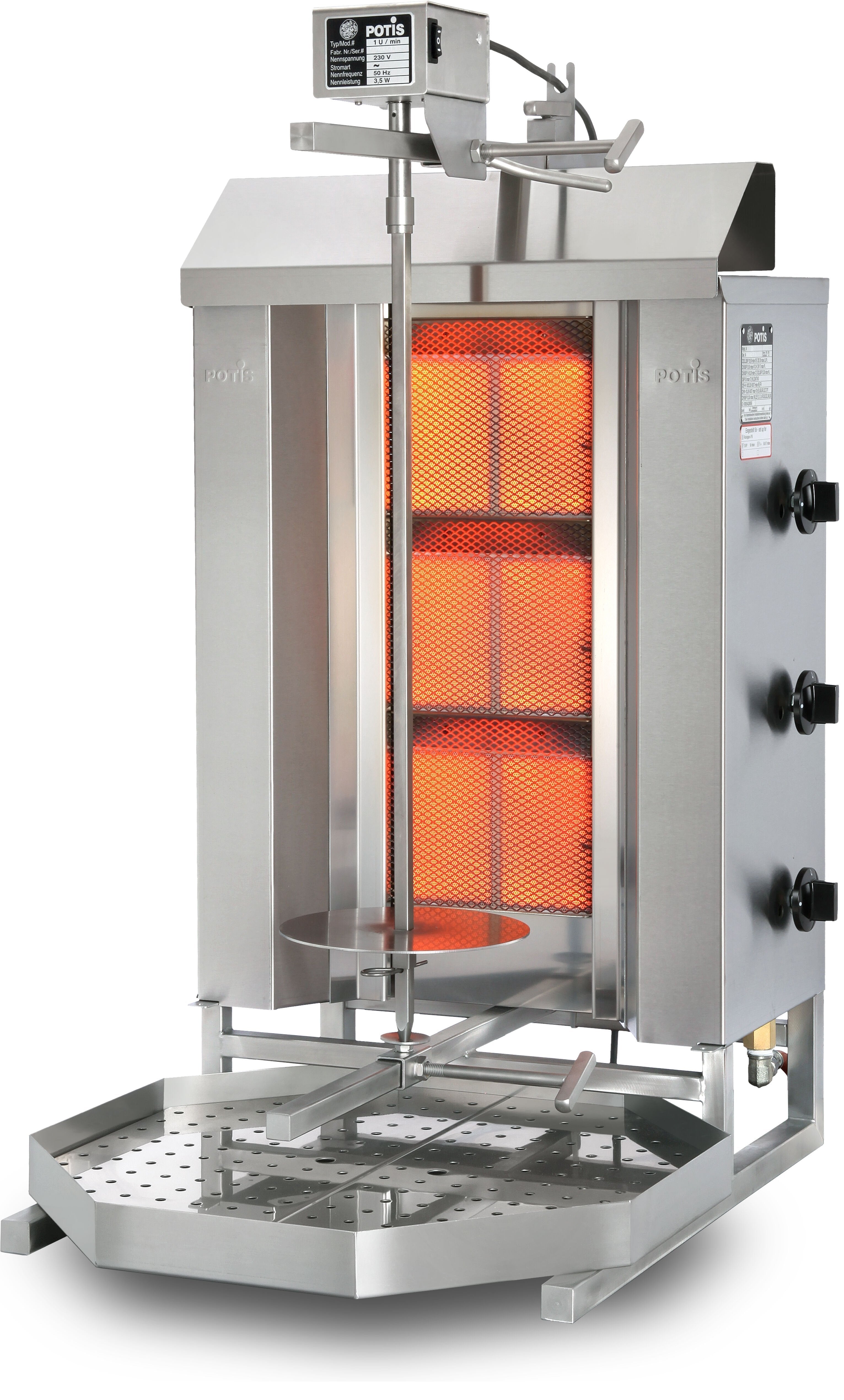 POTIS GD3/S Dönergrill Gyrosgrill 40kg