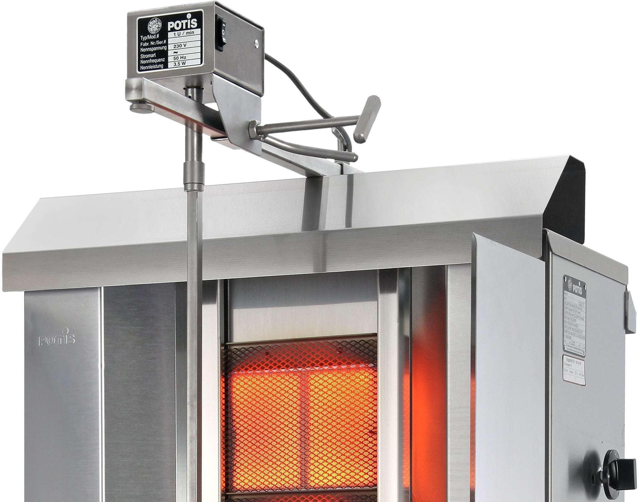 POTIS GD5/S Dönergrill Gyrosgrill 120kg