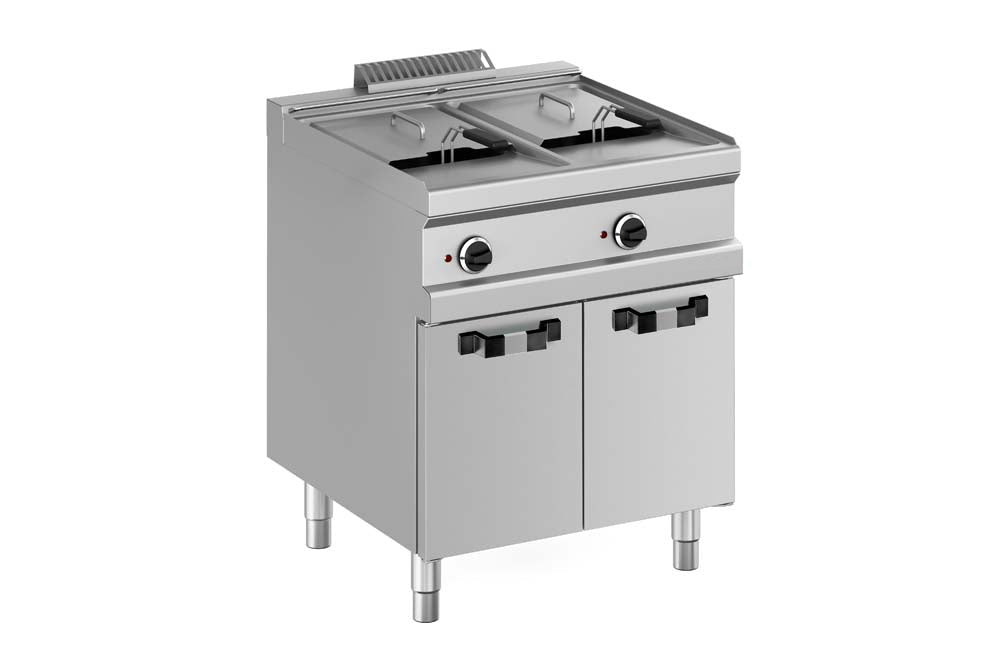GASTRO&CO. Profiline Plus 700 Elektro-Fritteuse 13 + 13 Liter - 18 kW