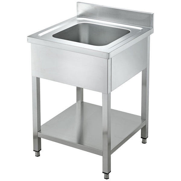 GASTRO&amp;CO. Profiline sink tables 700 with 1 bowl B600