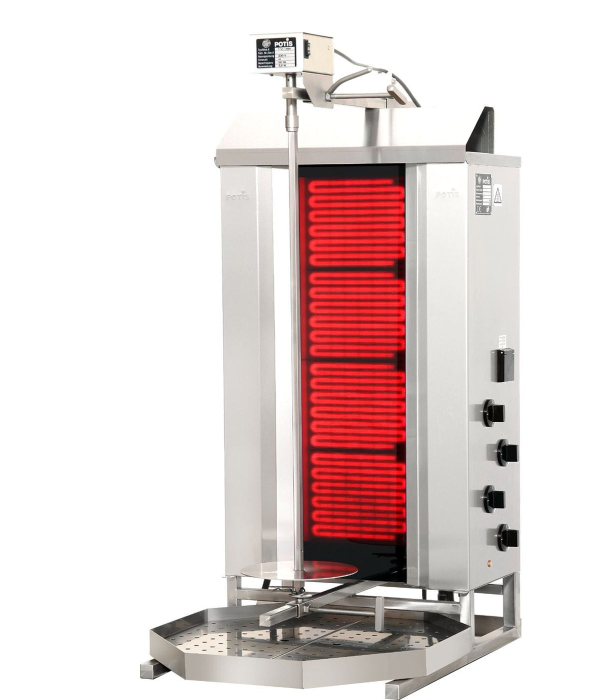 POTIS CE4 Ceran Elektro Dönergrill Gyrosgrill