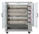 GASTRO&CO. Hähnchengrill 5GSG mit 5 Spießen für 30 Hähnchen - 1160x450x1290 mm