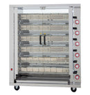 GASTRO&CO. Hähnchengrill 6GSG mit 6 Spießen für 36 Hähnchen - 1160x450x1290 mm