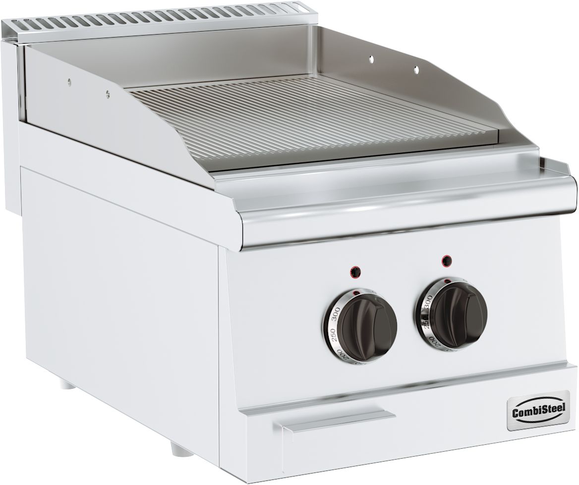 GASTRO&CO. BASE 600 Elektro-Grillplatte gerillt – 7178.0045