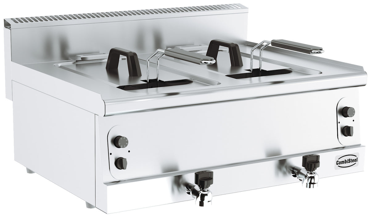 GASTRO&CO. BASE 600 Gas-Fritteuse 2 × 8 l, 800 mm – 7178.0085