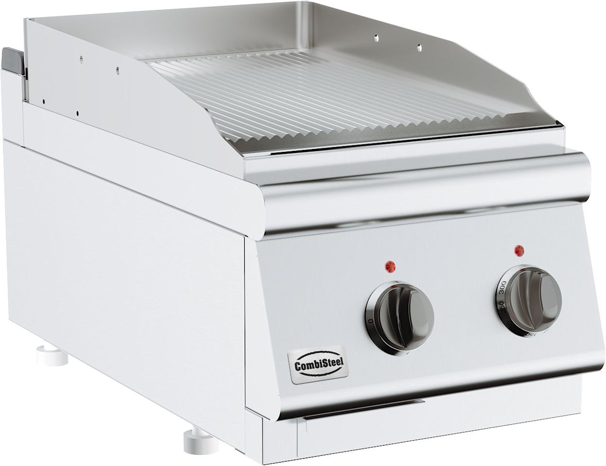 GASTRO&CO. BASE 700 Elektro-Grillplatte gerillt – 7178.0245