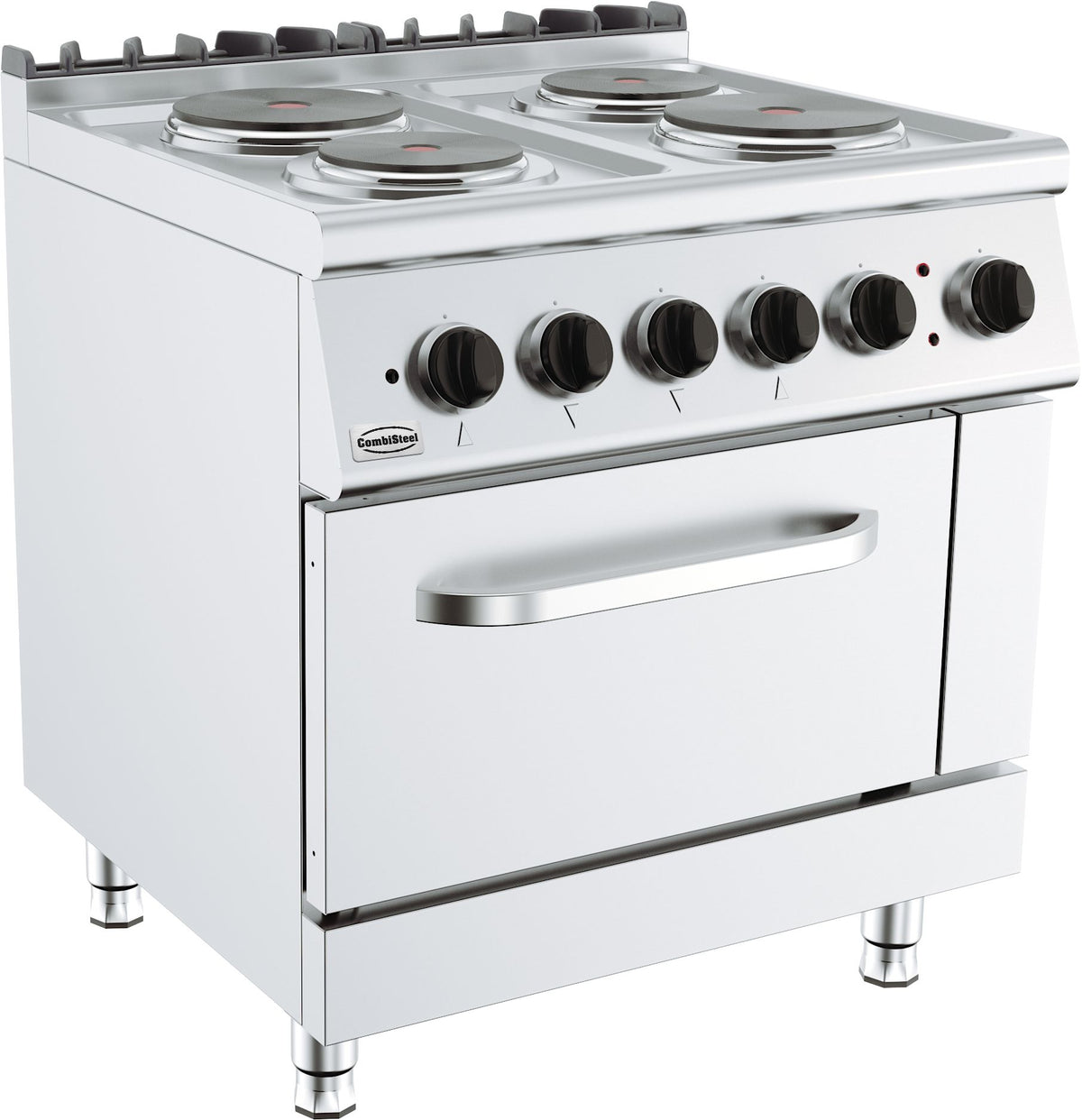 GASTRO&CO. BASE 700 Elektroherd 4 Kochplatten mit ElektrobackBackofen – 7178.0435