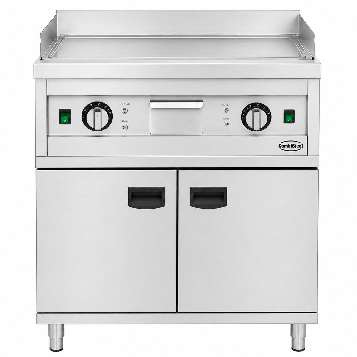 GASTRO&CO. ENTRY 700 Elektro-Grillplatte Chrom – 7545.0020
