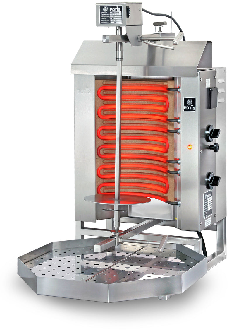 POTIS E1 kebab grill gyros grill 15kg 