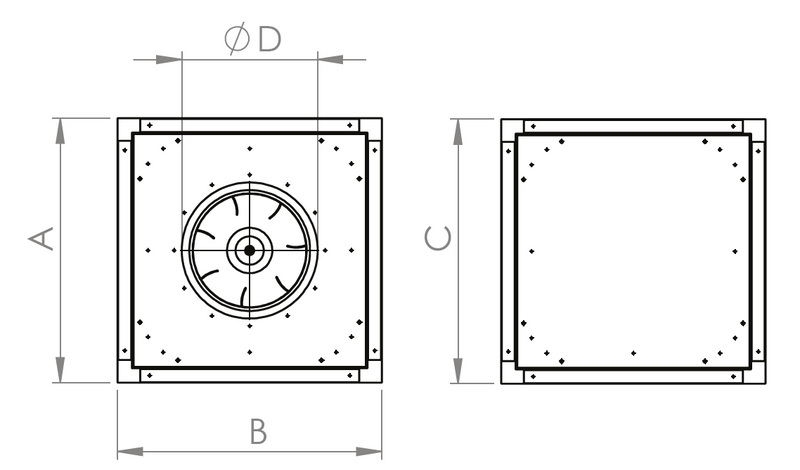 Airbox Profiline - 7,000 m³ per hour 