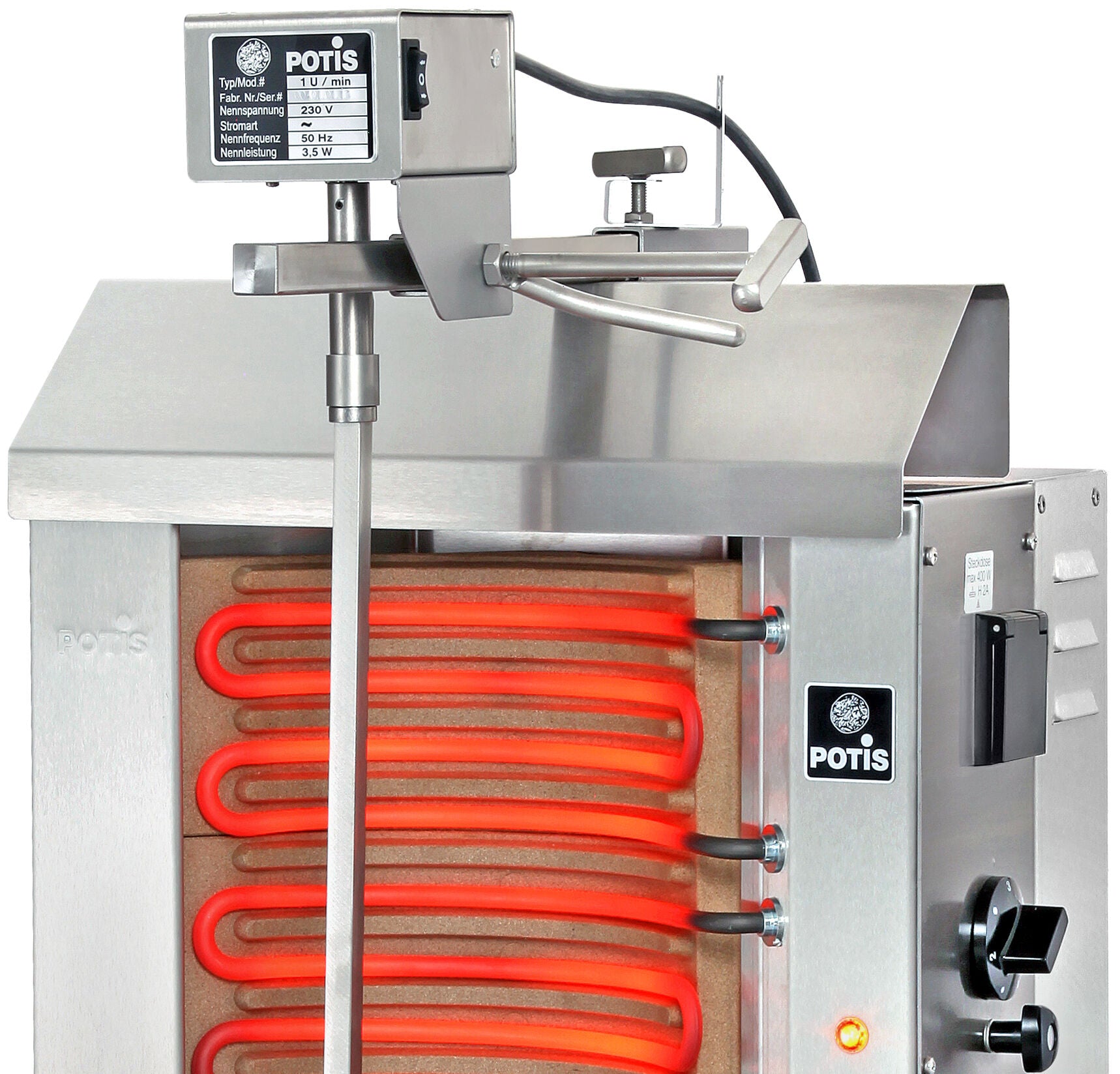 POTIS E1 Dönergrill Gyrosgrill 15kg