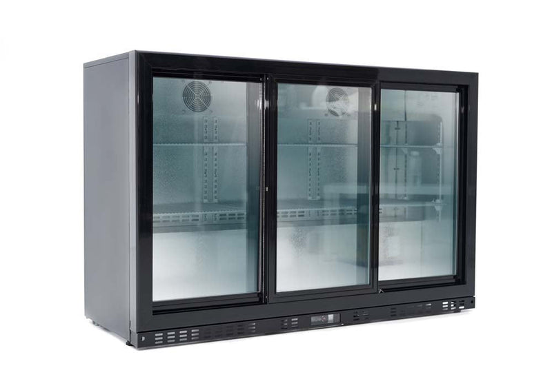 GASTRO&amp;CO. ECOLINE bar fridge 320 liters with sliding doors (230 V) 