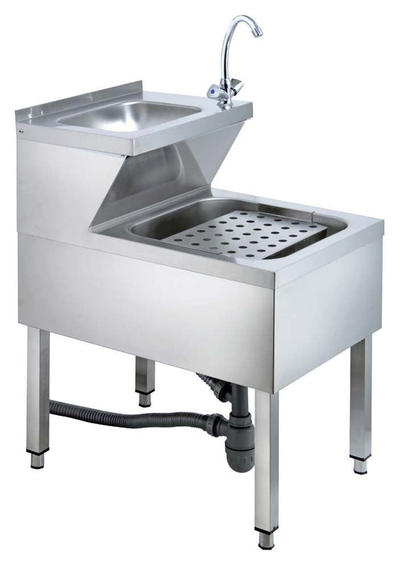 GASTRO&amp;CO. Ecoline handwashing sink combination - 50 x 60 x 85 cm