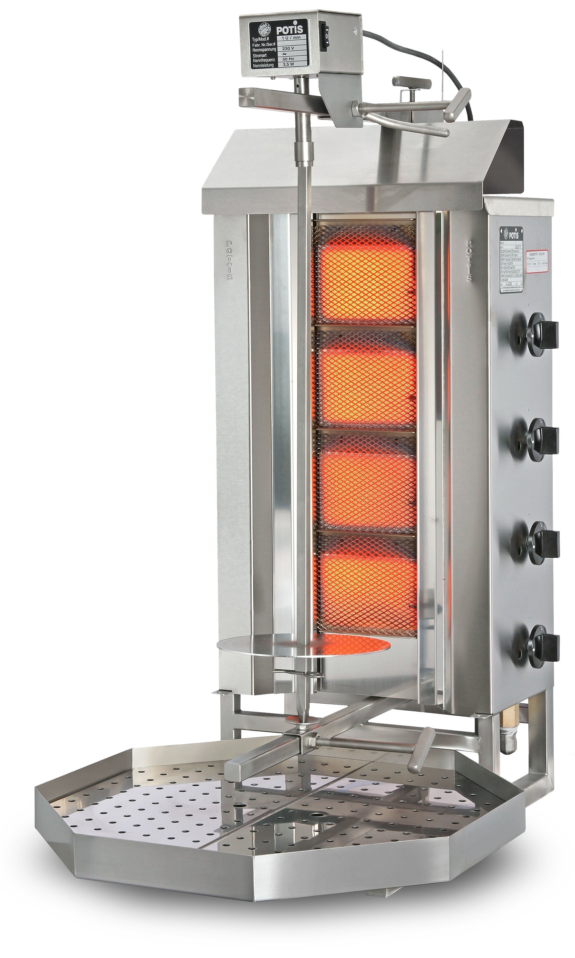 POTIS G2 Dönergrill Gyrosgrill 30kg