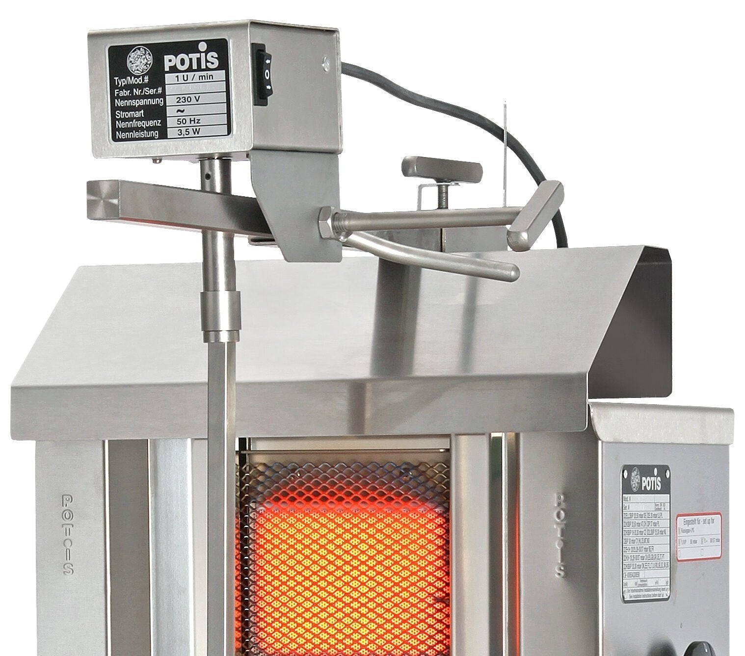 POTIS G2 Dönergrill Gyrosgrill 30kg