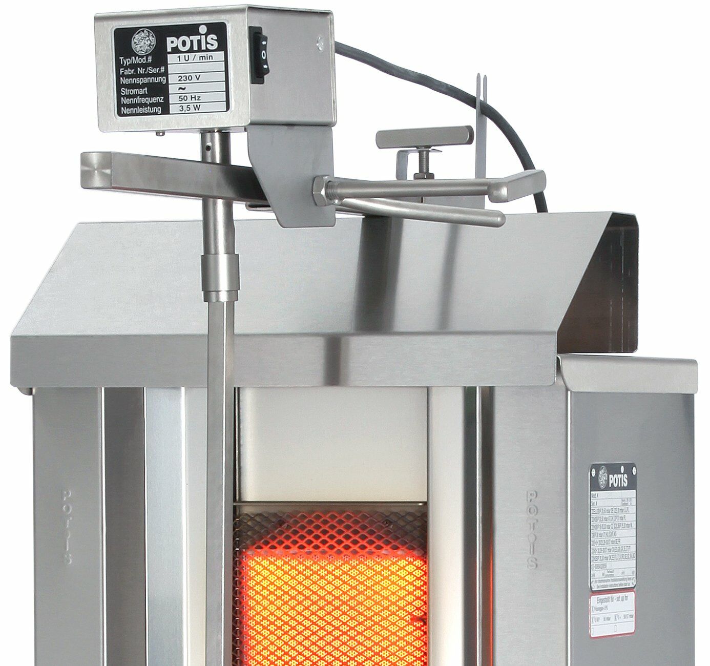 POTIS GD2/S Dönergrill Gyrosgrill 30kg
