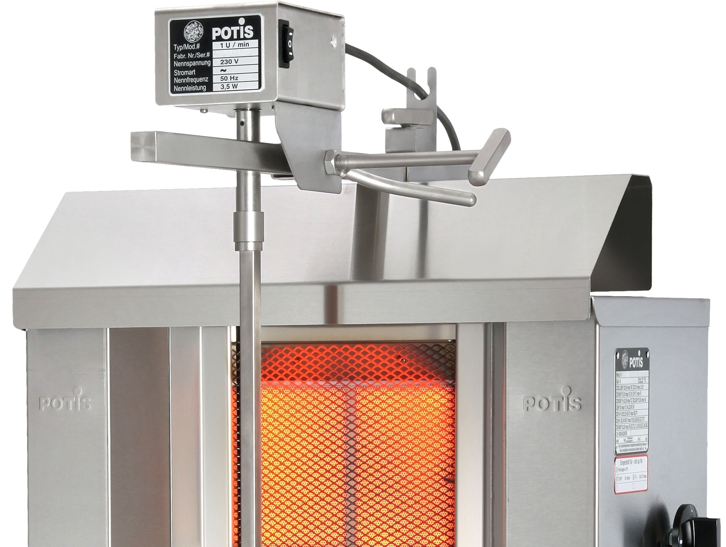 POTIS GD3/S Dönergrill Gyrosgrill 40kg