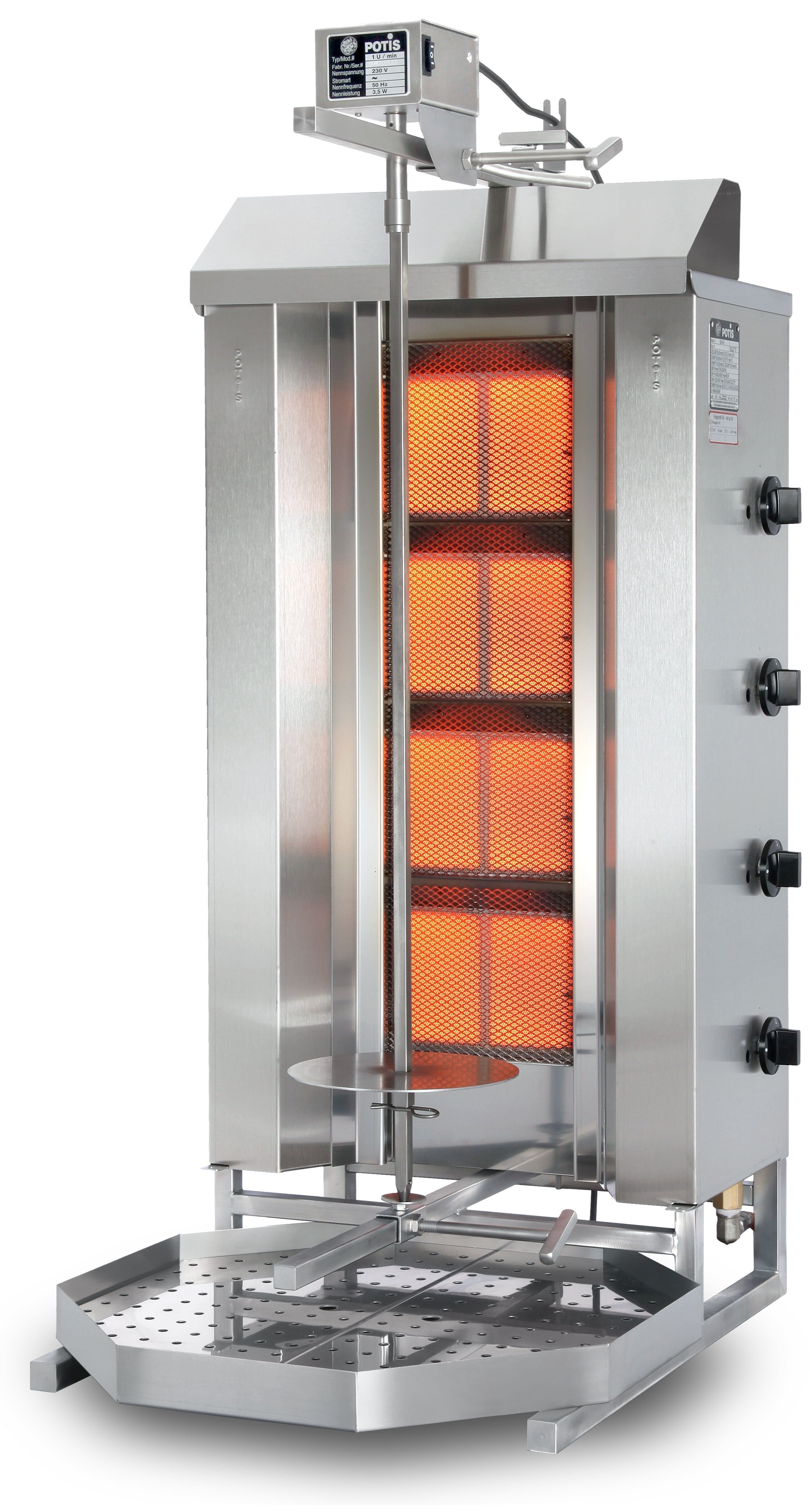 POTIS GD4/S Dönergrill Gyrosgrill 70kg