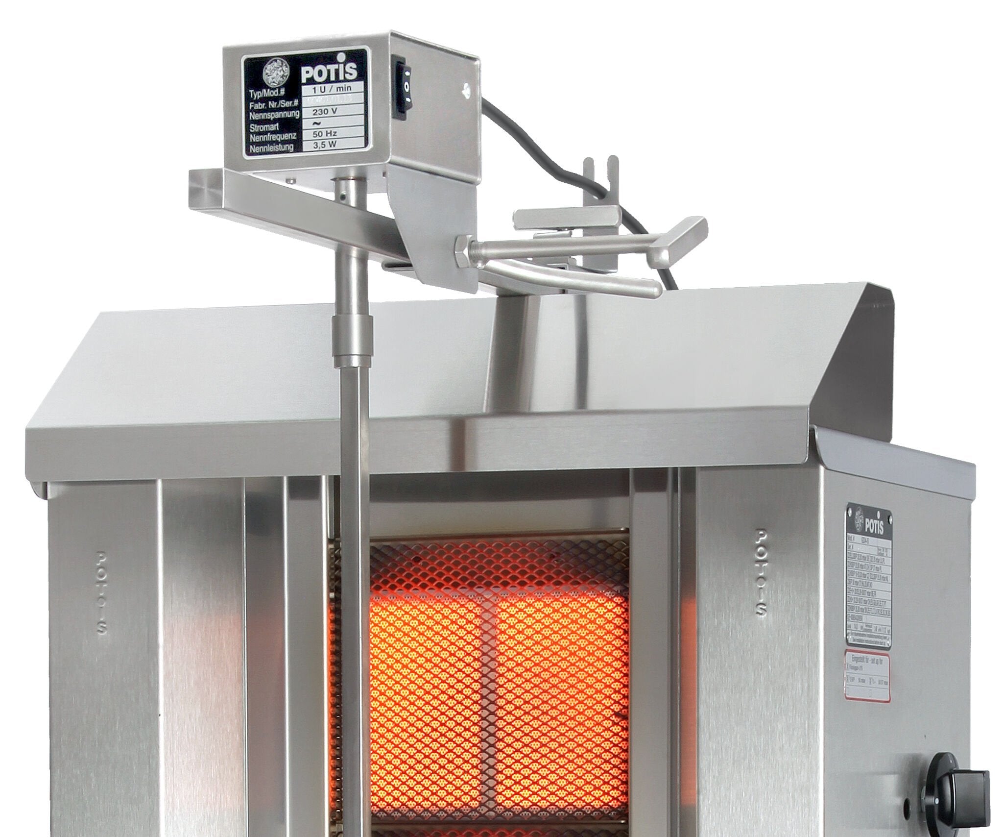 POTIS GD4/S Dönergrill Gyrosgrill 70kg