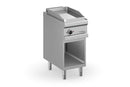 GASTRO&CO. Profiline Plus 700 Elektro-Grillplatte mit offenem Unterbau verchromt - 4 kW