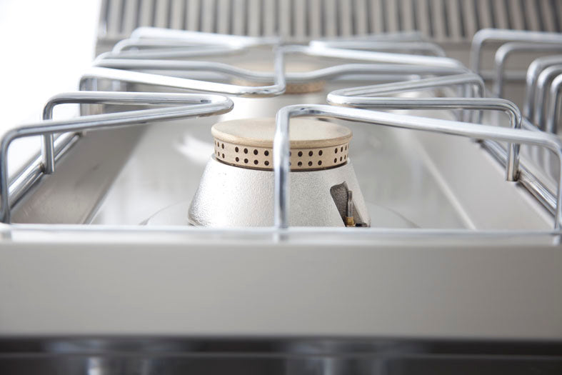 GASTRO&CO. Profiline Plus 700 Gasherd mit 4 Flammen & offenem Unterbau