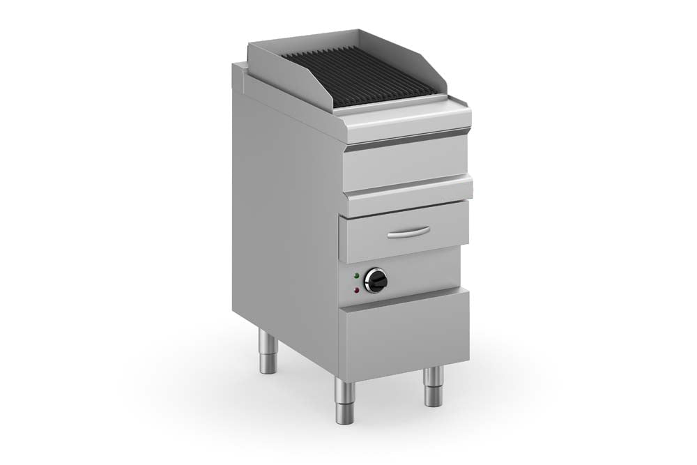 GASTRO&CO. Profiline Plus 700 Wassergrill mit geschlossenem Unterschrank - 6 kW