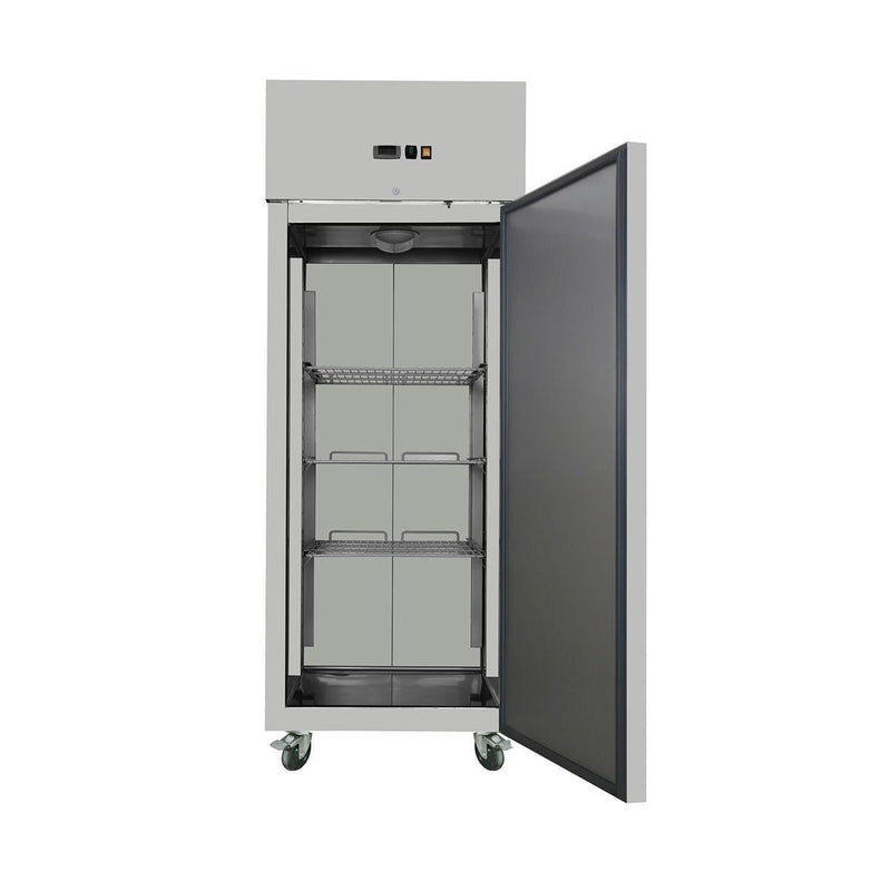 GASTRO&CO. BASICLINE 700 Edelstahl-Kühlschrank GN 2/1 - 610 l