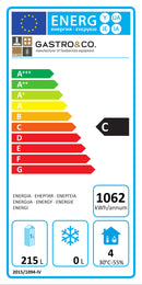 GASTRO&CO. ECOLINE 700 Kühltisch 4 Schubladen - 215 l
