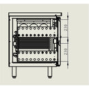 GASTRO&CO. ECOLINE 700 Kühltisch 4 Schubladen - 215 l