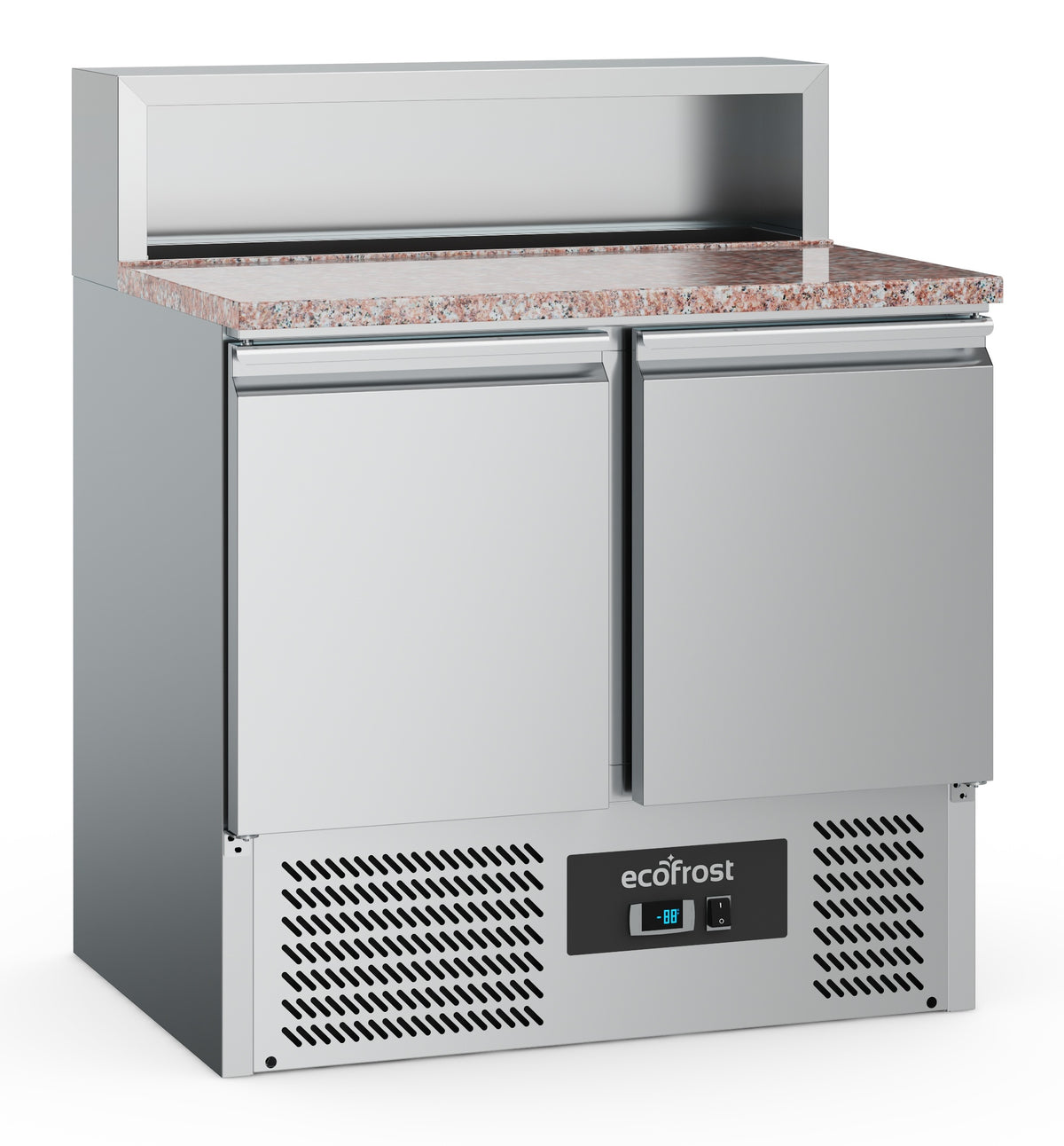 GASTRO&CO. Pizzatisch 2 Türen 5× GN 1/6 – 900 mm
