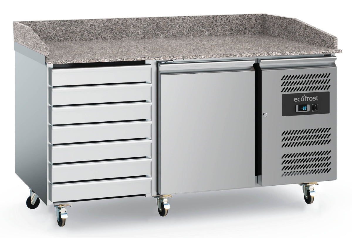 Ecofrost Pizzatisch 1 Tür + 7 Schubladen – 7950.5145