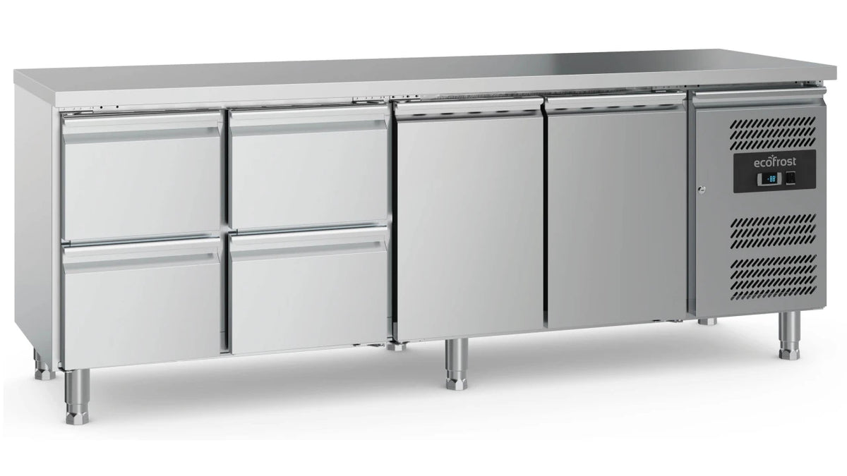 Ecofrost 700 Kühltisch 2 Türen + 4 Schubladen – 7950.5180