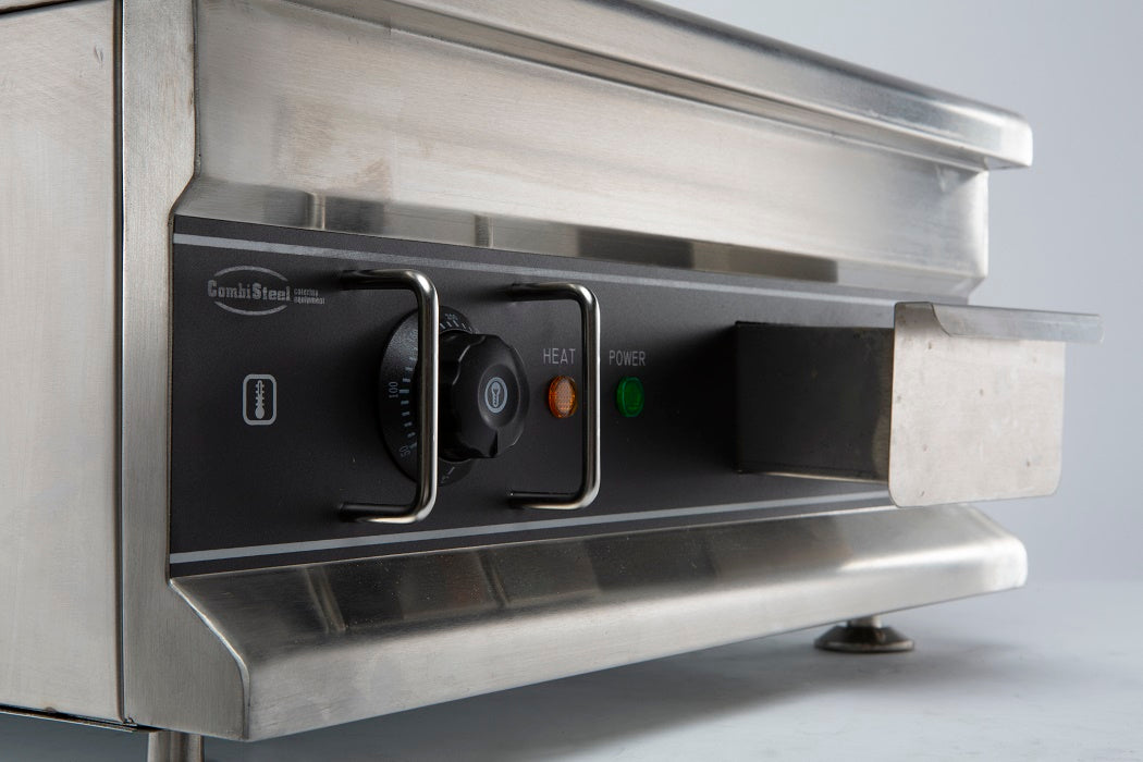 GASTRO&CO. Elektro-Grillplatte Chrom 500 mm Detail – 7455.1055