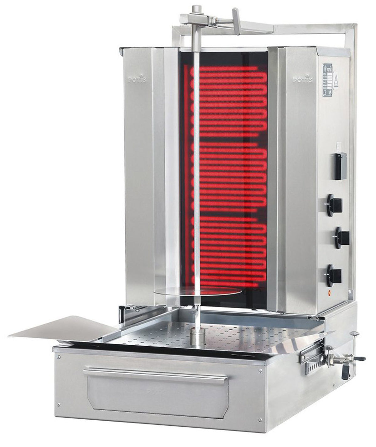 POTIS F CE3 Ceran Elektro Dönergrill Gyrosgrill