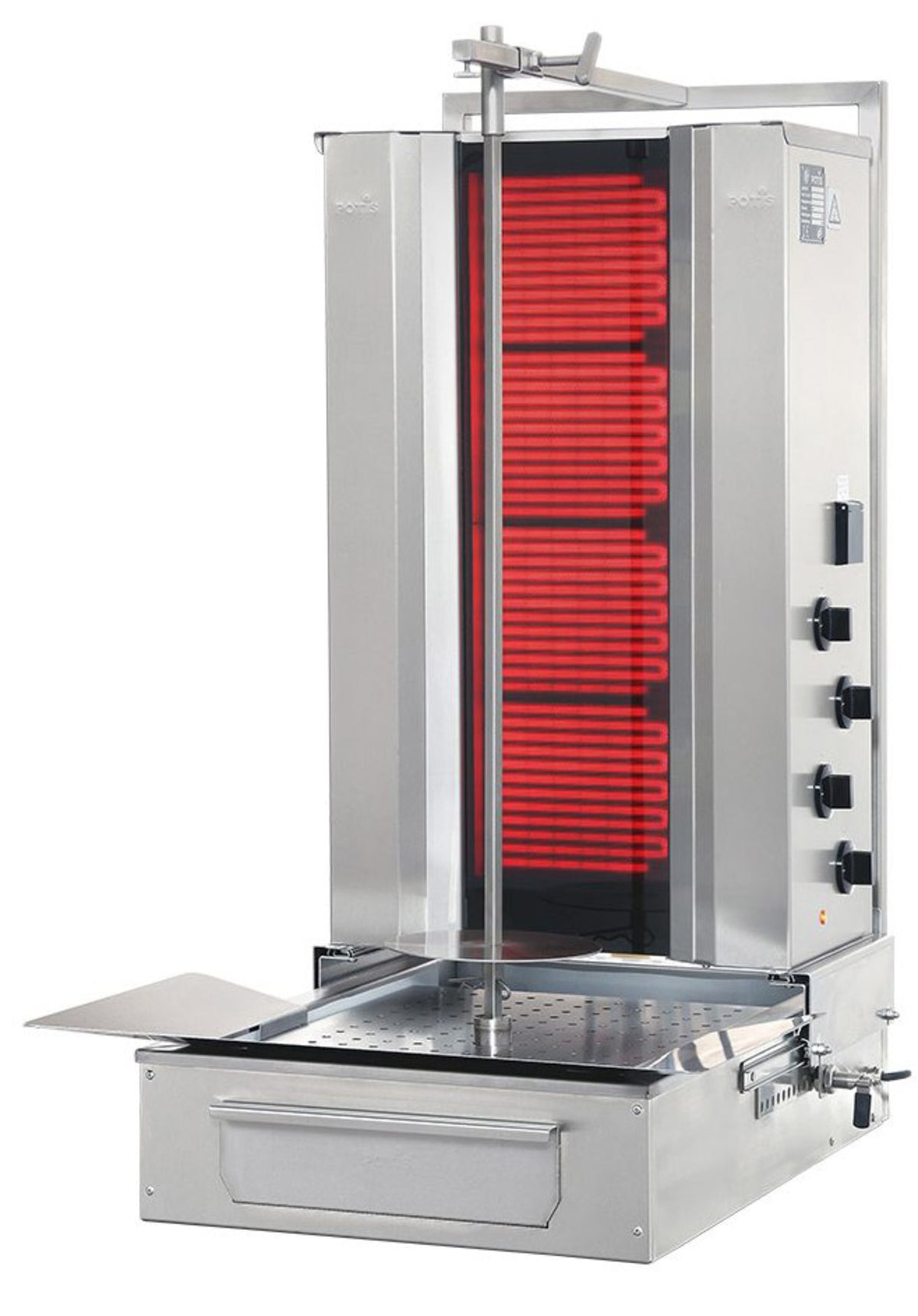 POTIS F CE4 Ceran Elektro Dönergrill Gyrosgrill