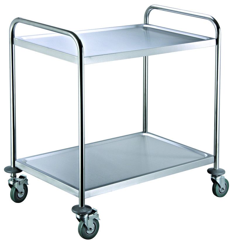 GASTRO&amp;CO. Large serving trolley with 2 shelves